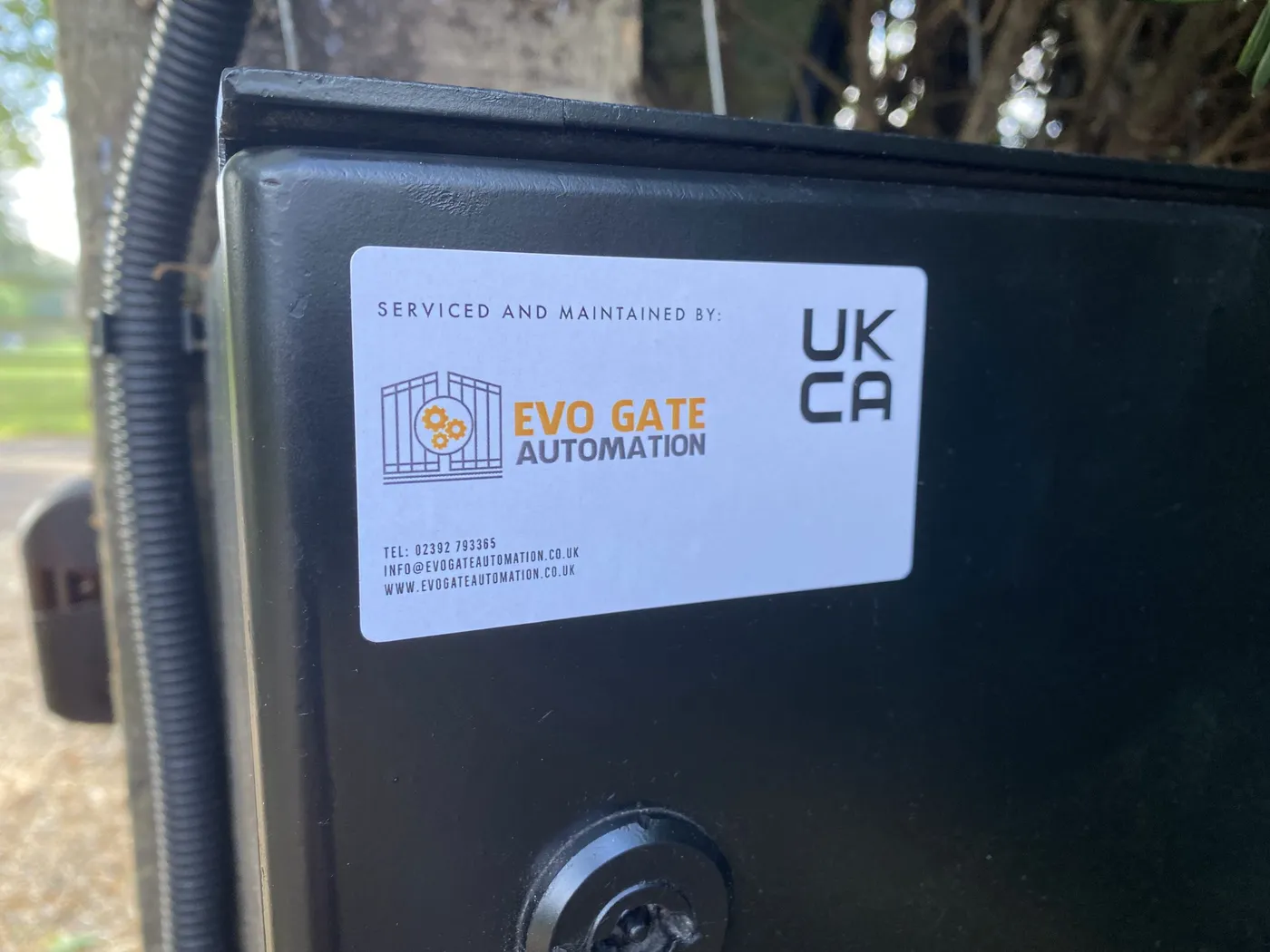 Serviced and maintained by Evo Gate Automation